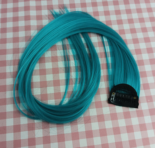 Airhostess Hair pieces Hanging ear dyed color wig piece female long hair picking dye gradient invisible no trace natural one piece straight hair extensions bundles
