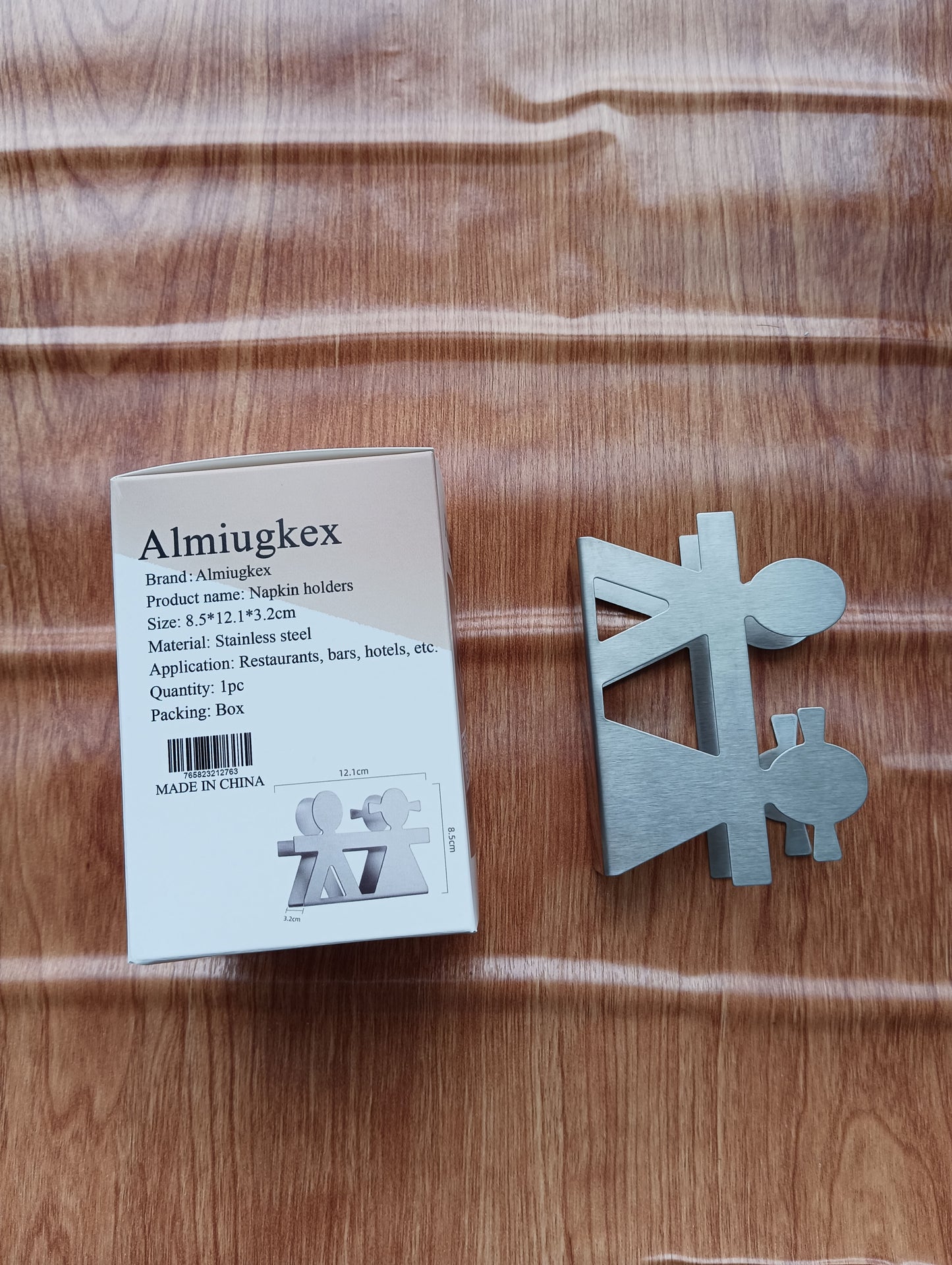 Almiugkex restaurant hotel napkin holders stainless steel square napkin table with paper tea restaurant vertical paper napkin holders