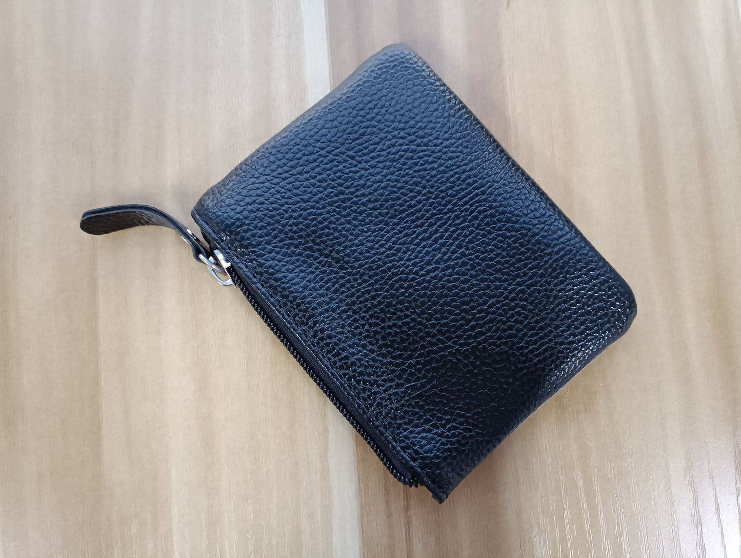 2M2 leather pouches mini coin purse men and women ultra-thin zipper coin bag short small wallet soft leather clutch small bag key bag card bag leather pouches