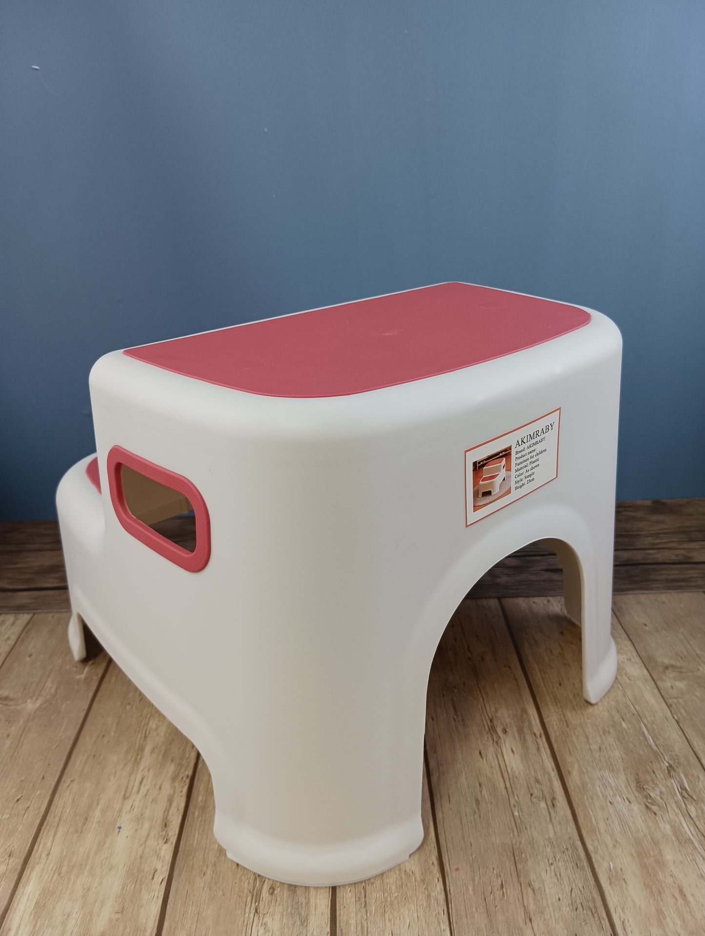 AKIMRABY Children's footstool, baby toilet stool, stepping stool, chair, small bench, hand washing step, child footstool, standing stool