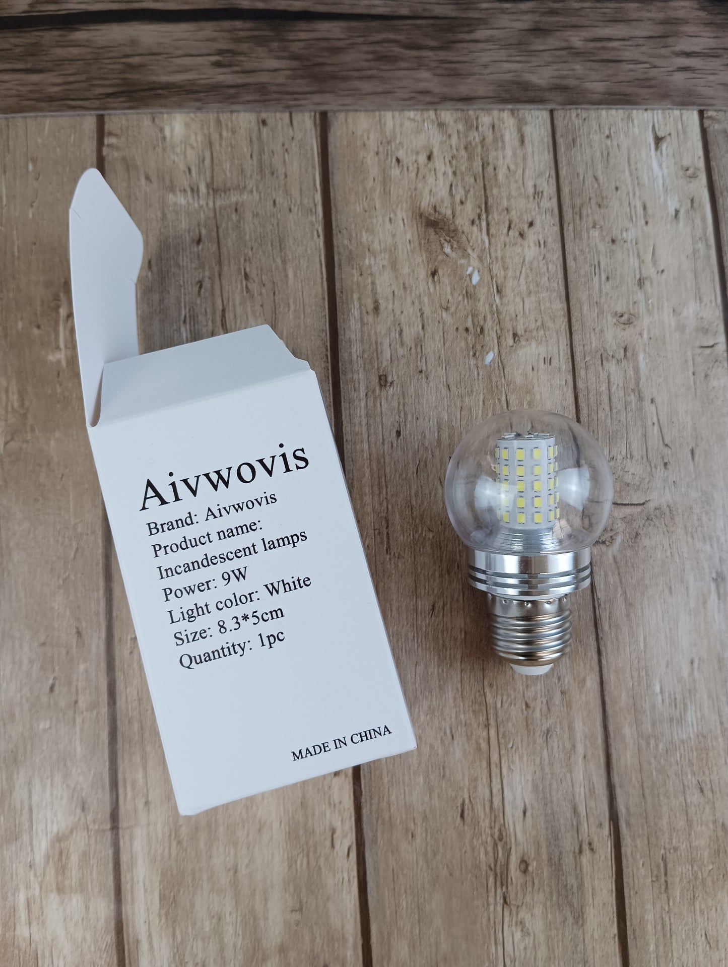 Aivwovis Incandescent lamps small round bulb magic bean chandelier light bulb screw-in warm white super bright color changing energy saving light bulb
