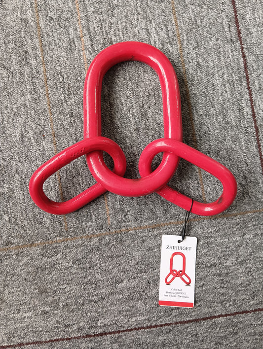 ZHIHUIGET Metal shackles and hooks for lifting and rigging Strong ring lifting sling rigging ring sling ring chain connecting clasp butterfly clasp double ring clasp