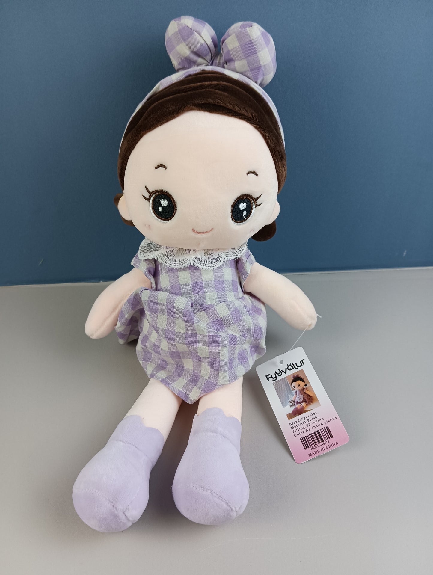 Fyyvalur Dolls for playing, 40cm, PP Cotton Filled, Ages 2+, Soft and Cute, Girls' Warm Companion