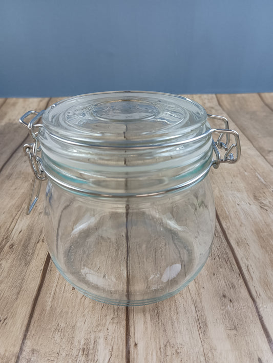 Aesceoby Glass storage jars sealing jars home food storage jars pickle jars pickle lemon passion fruit honey jars