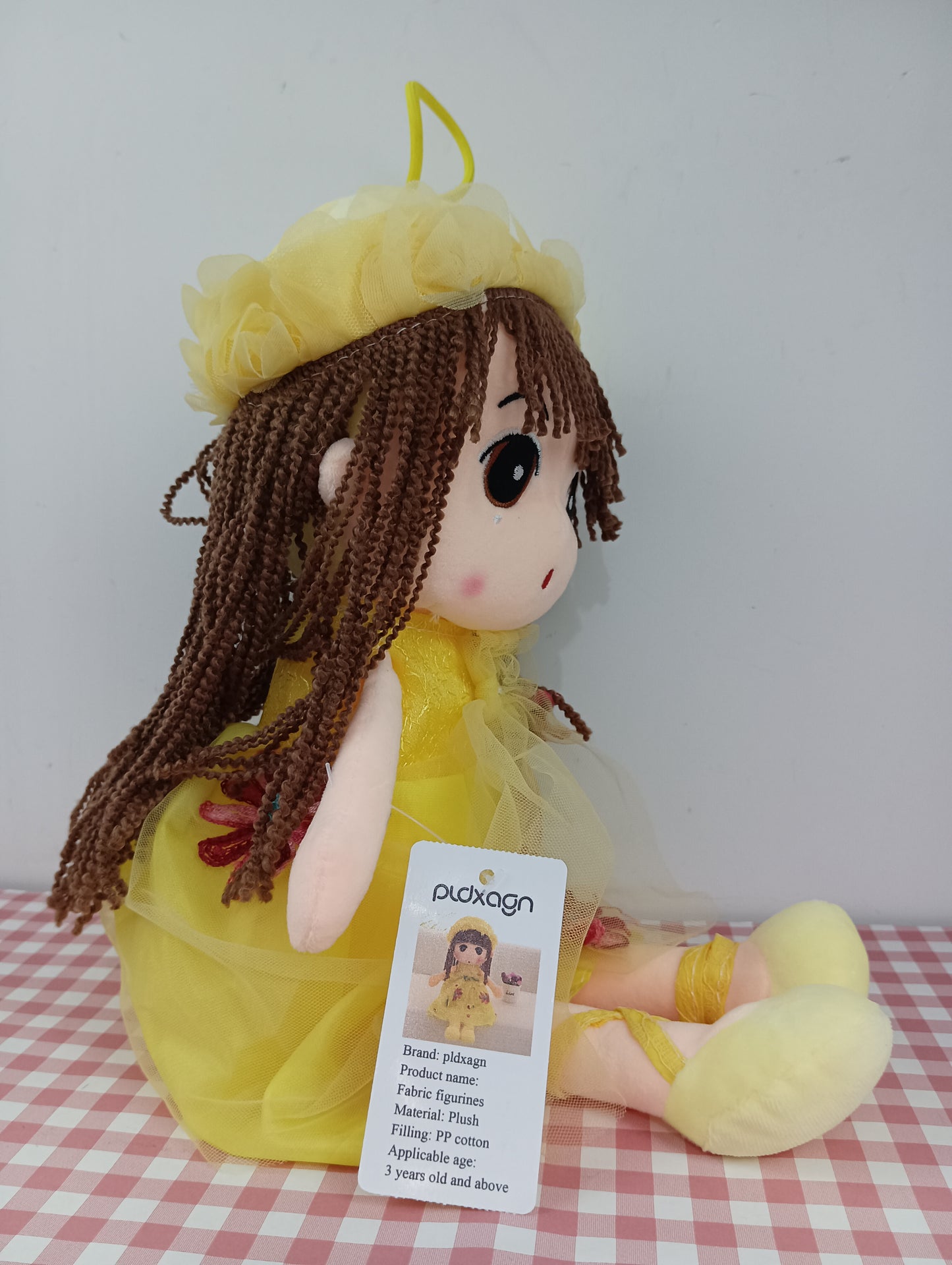 pldxagn Fabric figurines plush toys cute princess rag doll little girl bed sleeping pillow doll children birthday gift