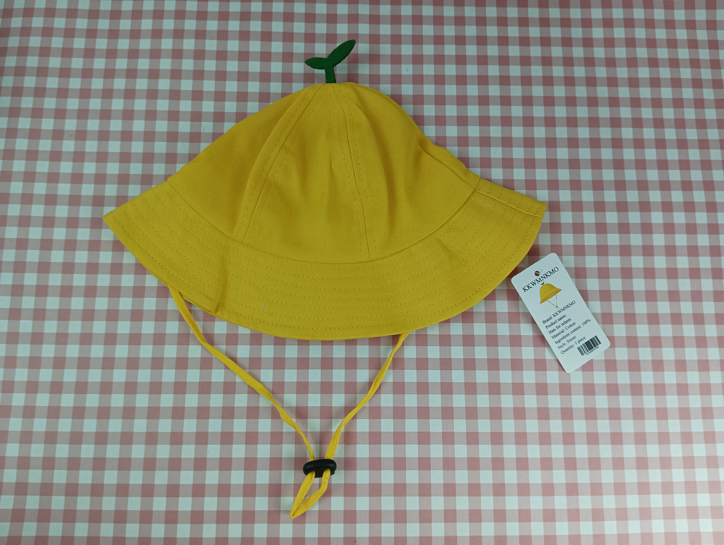 KKWMNKMO Hats for infants kindergarten little yellow hat sun hat children's hats for elementary school students summer fisherman hat sunscreen